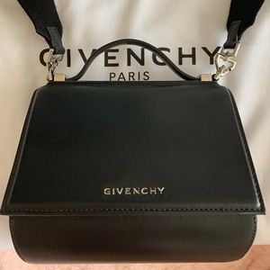 Givenchy Mini Pandora Bag with Logo Strap